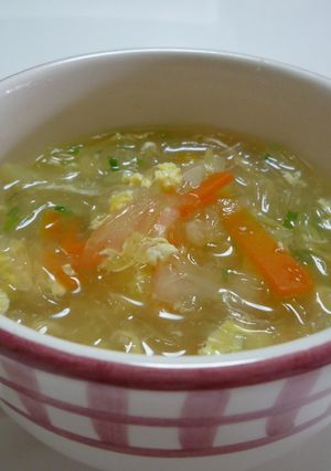 ＊簡単＊お野菜たっぷり☆春雨スープ☆-レシピのメイン写真