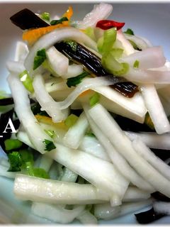 簡単!大根の浅漬け柚子風味-レシピのメイン写真