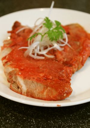 とんかつ用豚ロース肉で♡お一人様♪焼豚-レシピのメイン写真