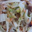 ごま油の香り♪おいしい白菜入り焼きうどん