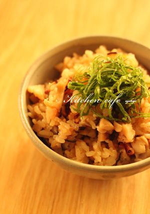 タコと塩昆布の炊き込みごはん-レシピのメイン写真