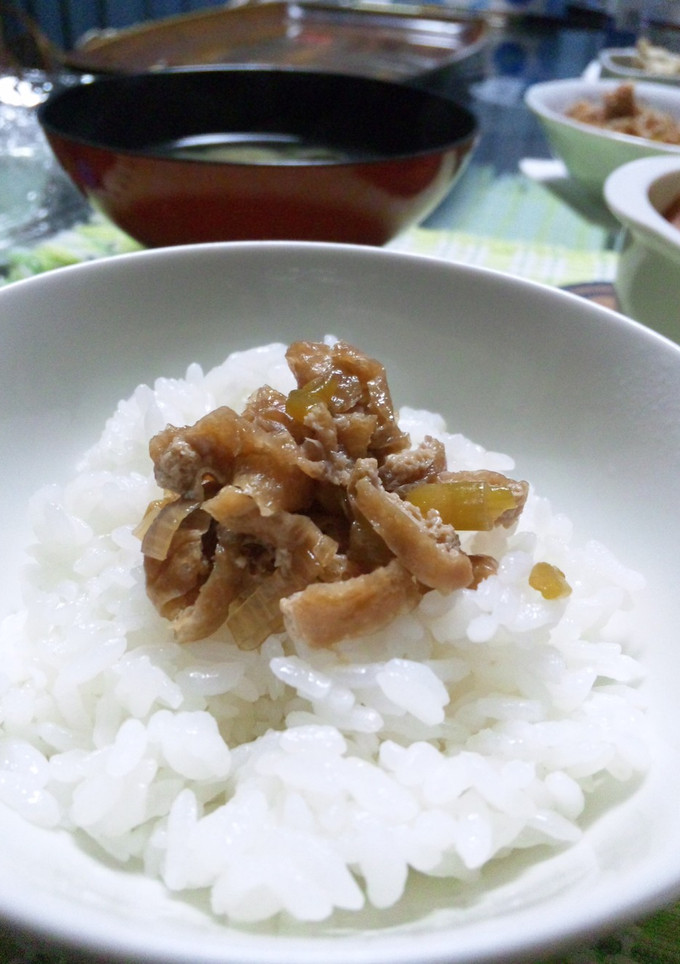 ご飯がすすむ～*油揚げの甘辛佃煮風-レシピのメイン写真