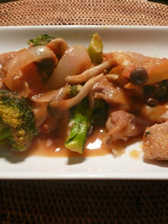 野菜と鶏肉のトマト煮込み-レシピのメイン写真