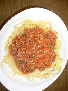 ケチャップで♪簡単!おいしいミートソース-レシピのメイン写真