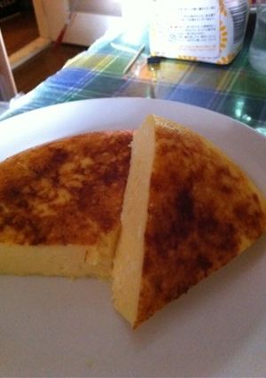 炊飯器deチーズスフレケーキ-レシピのメイン写真