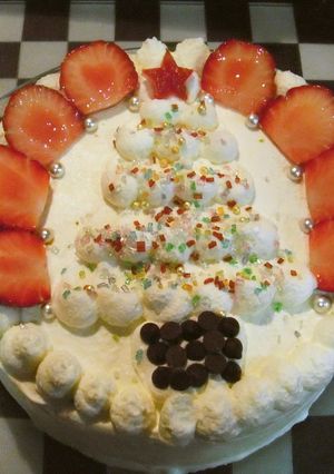 クリスマスケーキ2010-レシピのメイン写真