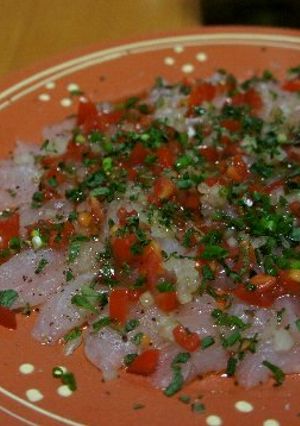 白身魚のカルパッチョ・その１-レシピのメイン写真