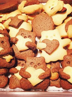 *簡単さくさくクッキープレーン&ココア*-レシピのメイン写真