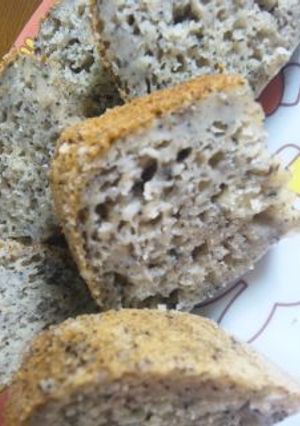 炊飯器で★ﾓﾁﾓﾁ黒ゴマバナナケーキ-レシピのメイン写真