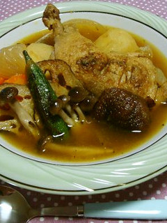 *圧力鍋で!簡単!ごろごろスープカレー*-レシピのメイン写真