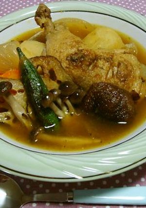 *圧力鍋で!簡単!ごろごろスープカレー*-レシピのメイン写真