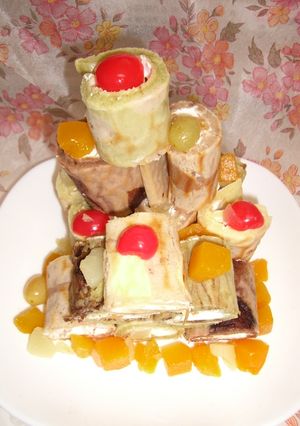 X'mas♡HMでプチロールケーキタワー-レシピのメイン写真