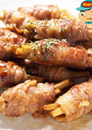 巻き巻きシリーズ2！ゴボウの牛肉巻き巻き-レシピのメイン写真