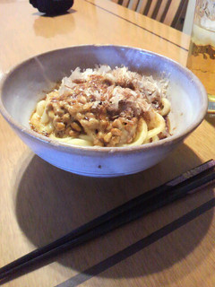 納豆とろとろうどん-レシピのメイン写真