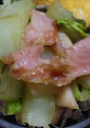 椎茸とベーコンと白菜のいため♪お弁当にも-レシピのメイン写真