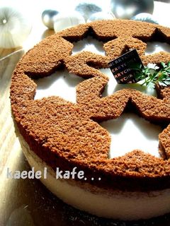 ★ホワイトチョコムース★サンドケーキ★-レシピのメイン写真