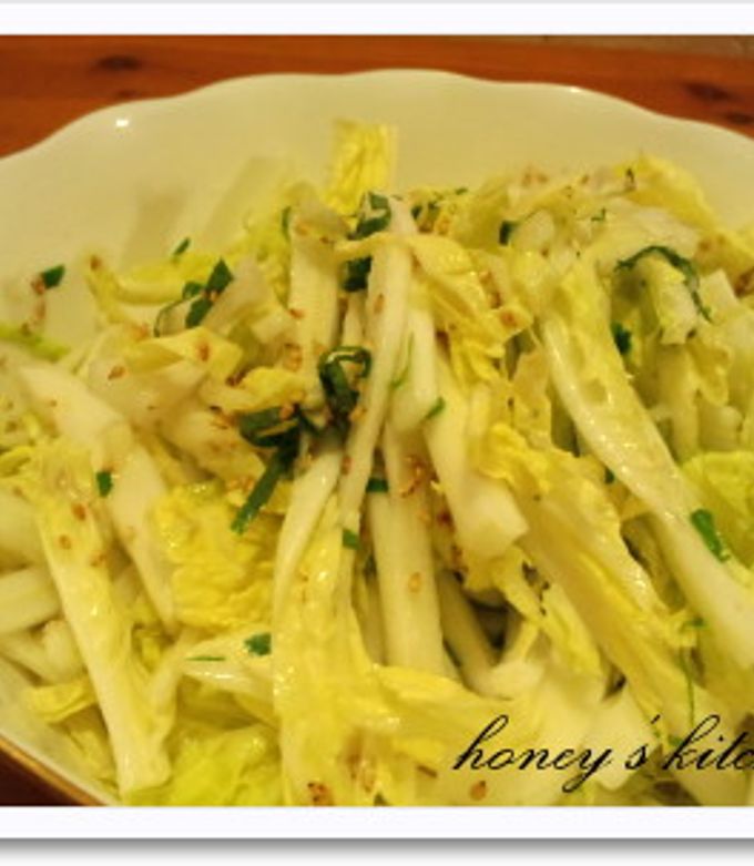 白だしde白菜サラダ by ハニーkitchen 【クックパッド】 簡単