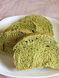 もっちり抹茶風つぶあん食パン(HB使用)-レシピのメイン写真
