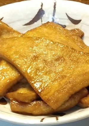 油揚げの甘辛煮-レシピのメイン写真