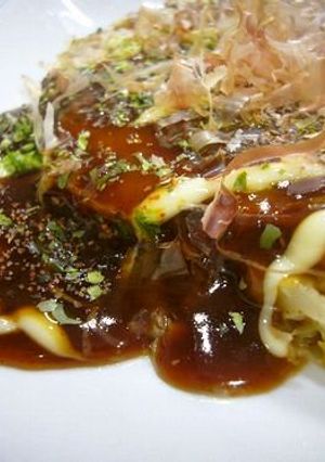 もりもりキャベツのお好み焼き(広島風)-レシピのメイン写真