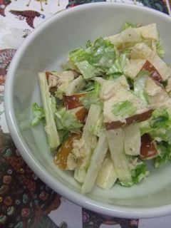 セロリとリンゴとツナのサラダ-レシピのメイン写真