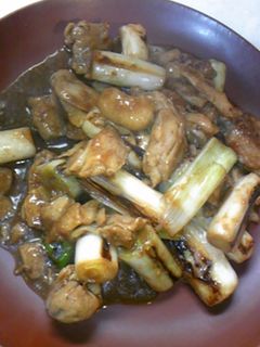 ★鶏肉と焼きネギのテンメンジャン炒め★-レシピのメイン写真