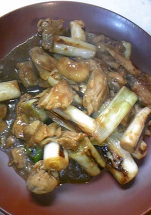 ★鶏肉と焼きネギのテンメンジャン炒め★-レシピのメイン写真