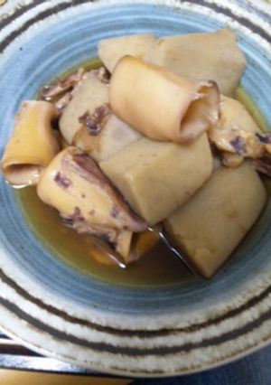ヤリイカと里芋の煮物-レシピのメイン写真