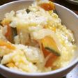 朝食に☆かぼちゃのリゾット☆チーズ&牛乳