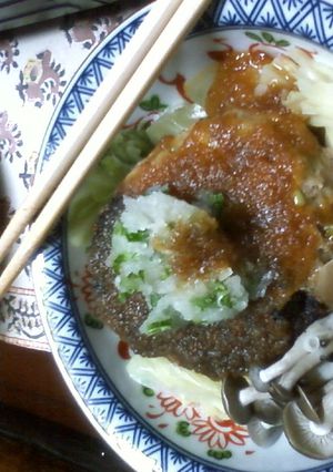 鍋の材料でハンバーグ〜お鍋に飽きたら〜-レシピのメイン写真