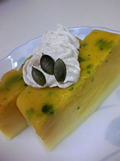 皮ごと♪プリンみたいなかぼちゃミルク羊羮-レシピのメイン写真