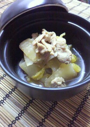 簡単！疲れた主人がホッとする白菜の煮物-レシピのメイン写真