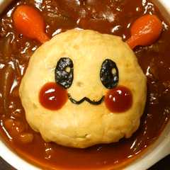 ☆キャラデコカレー☆　うーたん-レシピのメイン写真