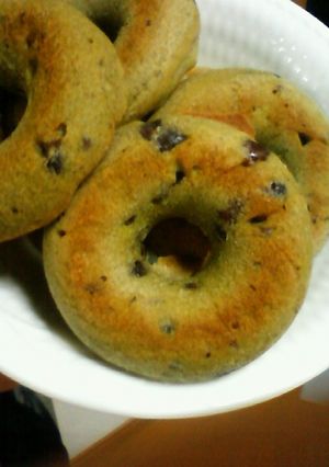 米粉の焼きドーナツ☆抹茶あずき-レシピのメイン写真