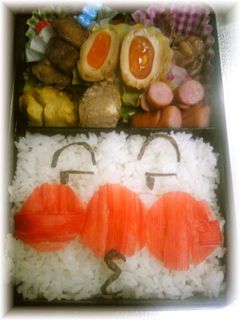 旦那用☆ギャグ弁 アンパンマン風-レシピのメイン写真