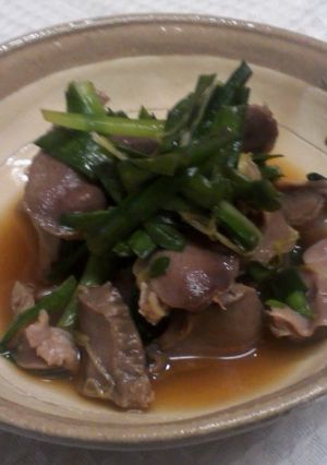 砂肝とにらの和え物-レシピのメイン写真