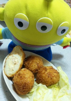 簡単!!チーズとツナマヨのコロッケ-レシピのメイン写真