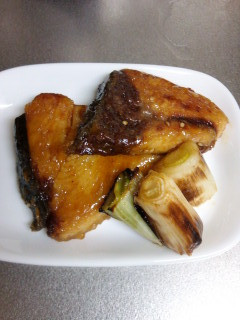 ぶりの照り焼き＆焼きねぎ-レシピのメイン写真