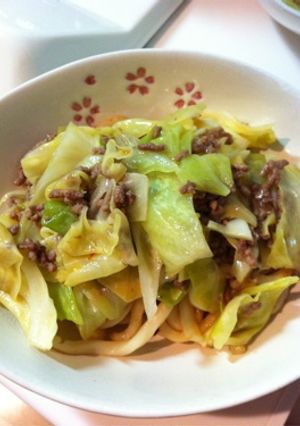 キャベツのあんかけうどん-レシピのメイン写真