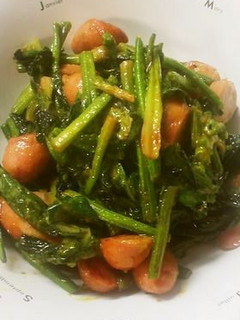 ほうれん草のカレーマヨ炒め-レシピのメイン写真
