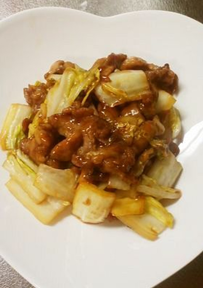 豚こま肉と白菜のオイスター炒め-レシピのメイン写真