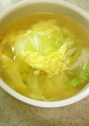 白菜【簡単】スープ♪-レシピのメイン写真