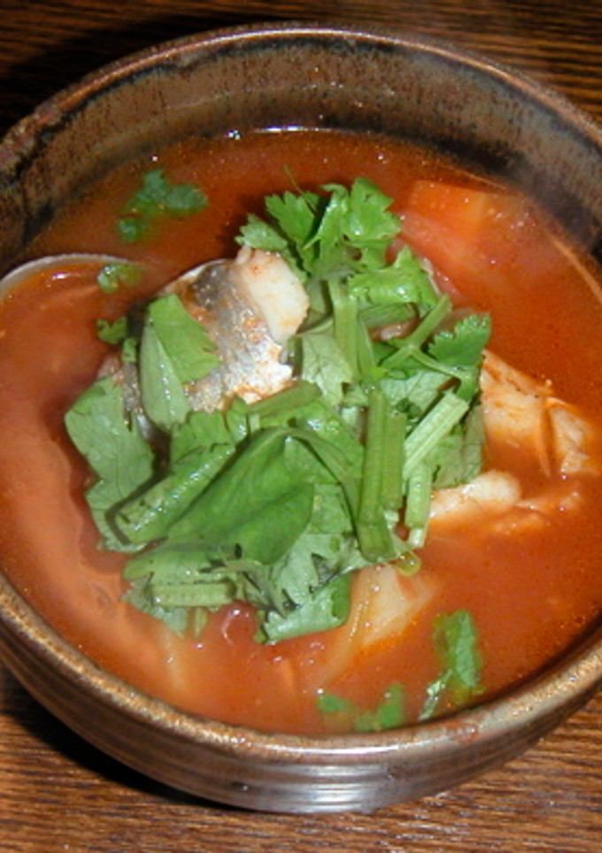 白身魚とあさりのトマトスープ-レシピのメイン写真