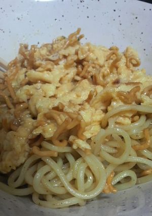 塩焼きそば ベビースター入り玉子焼きのせ-レシピのメイン写真