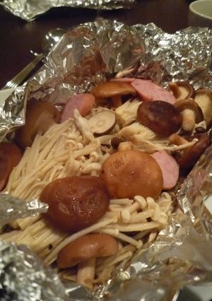 簡単！絶品！洋風きのこのホイル焼き-レシピのメイン写真