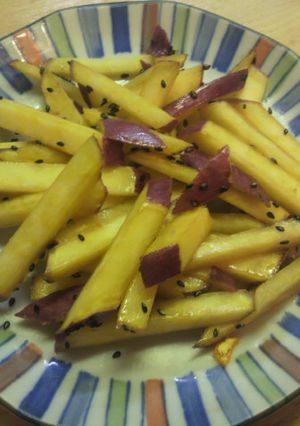 さつまいもの塩バターきんぴら♪-レシピのメイン写真