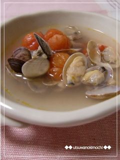 あさりとプチトマトのあっさりスープ-レシピのメイン写真