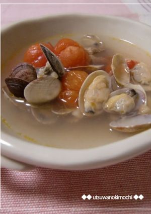 あさりとプチトマトのあっさりスープ-レシピのメイン写真