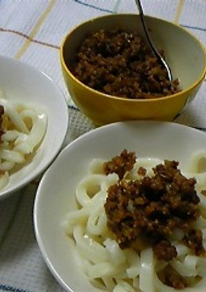 豚味噌　ジャージャー麺風-レシピのメイン写真