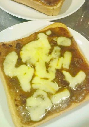 残ったカレーで★ちゃっとカレートースト!-レシピのメイン写真